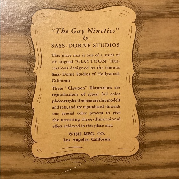 Vtg  The Gay Nineties Set of 4 Picture Frames - Picture 13 of 14